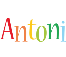 Antoni birthday logo