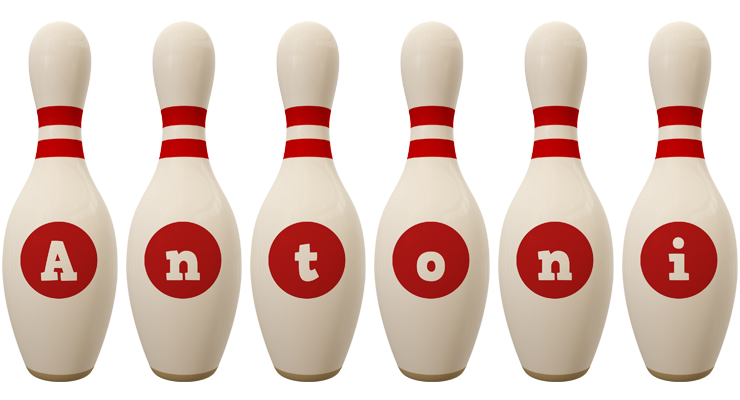 Antoni bowling-pin logo