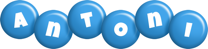 Antoni candy-blue logo