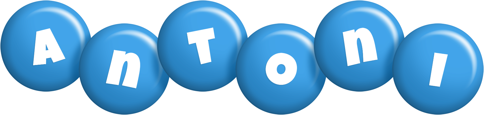 Antoni candy-blue logo