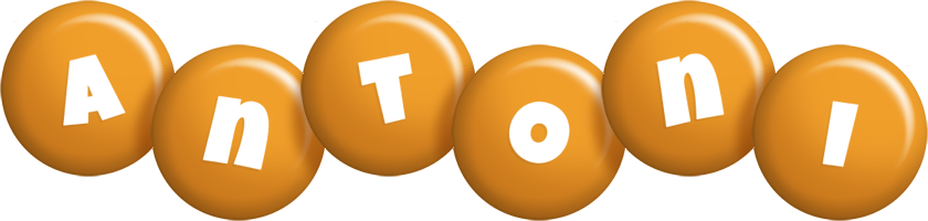 Antoni candy-orange logo