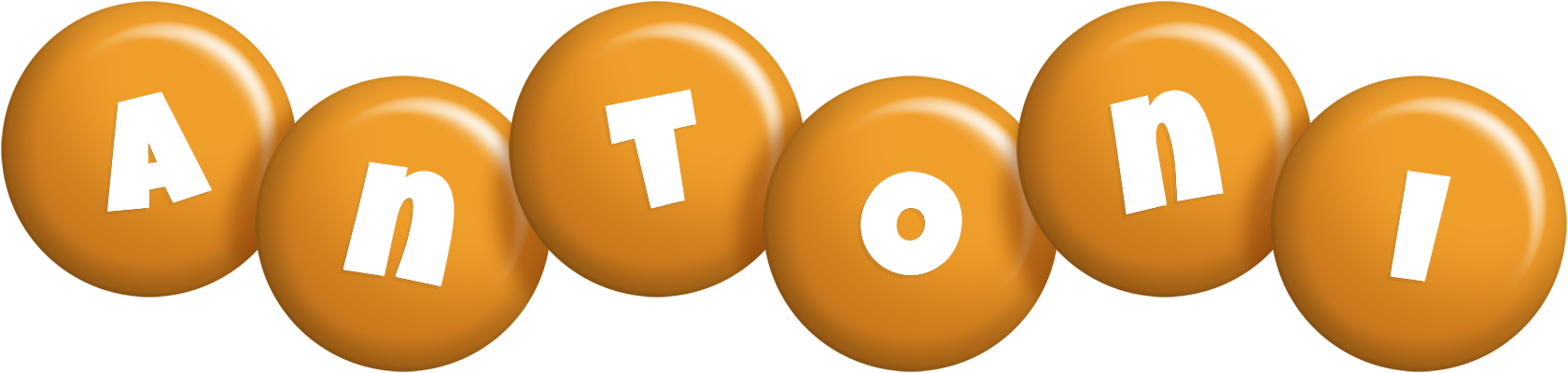 Antoni candy-orange logo