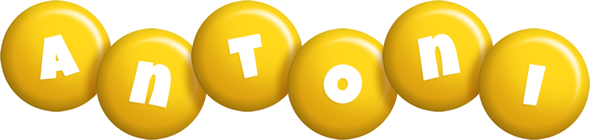Antoni candy-yellow logo