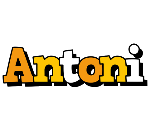 Antoni cartoon logo