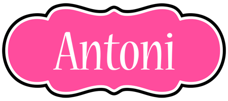 Antoni invitation logo