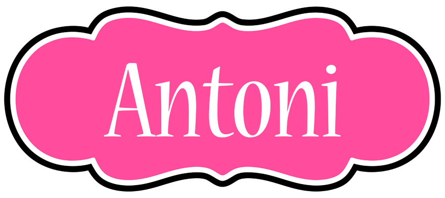 Antoni invitation logo