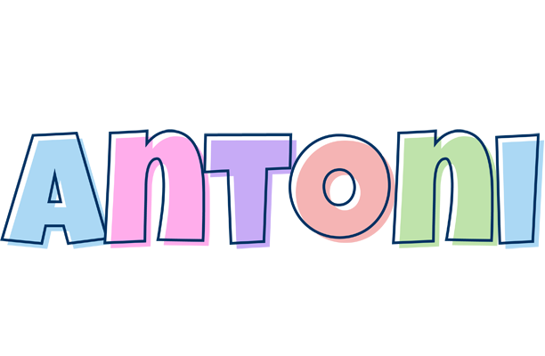 Antoni pastel logo