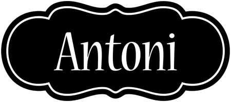 Antoni welcome logo