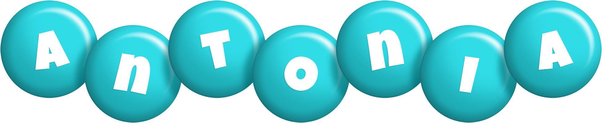 Antonia candy-azur logo