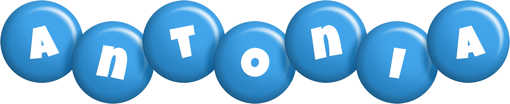 Antonia candy-blue logo