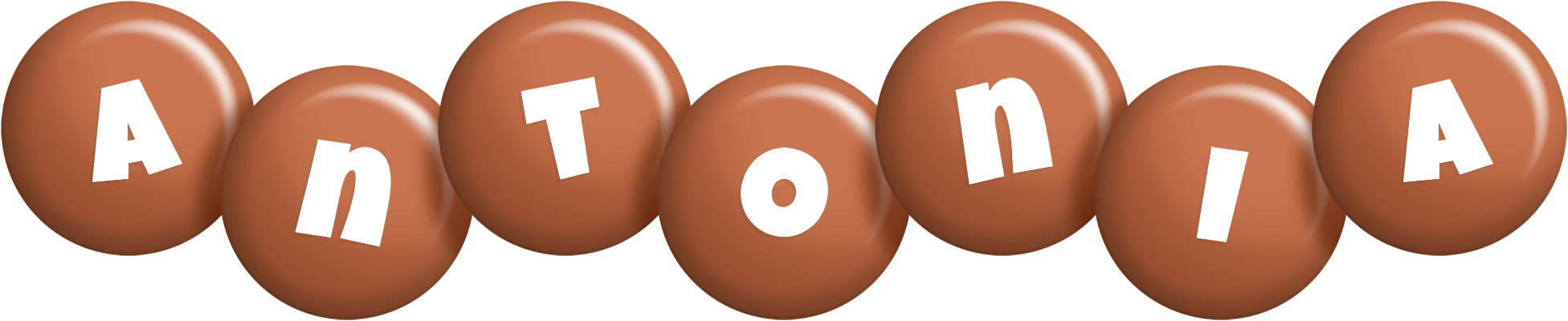 Antonia candy-brown logo