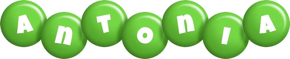 Antonia candy-green logo