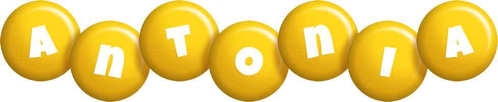 Antonia candy-yellow logo