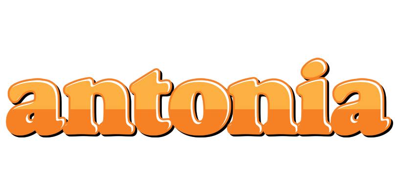 Antonia orange logo