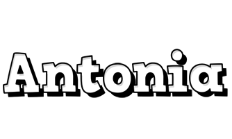 Antonia snowing logo