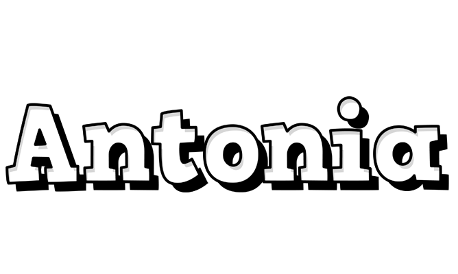Antonia snowing logo