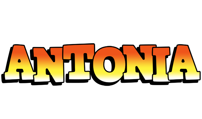 Antonia sunset logo