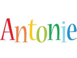Antonie birthday logo