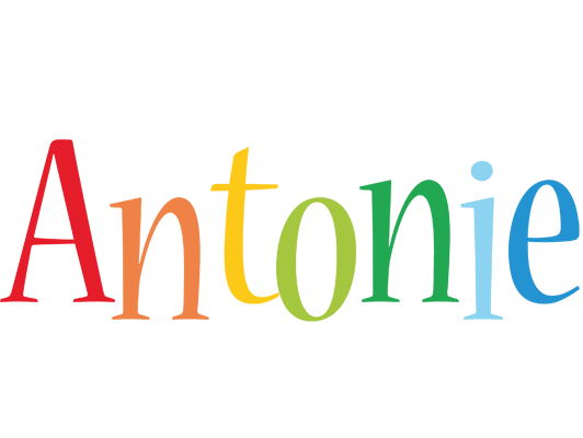 Antonie birthday logo