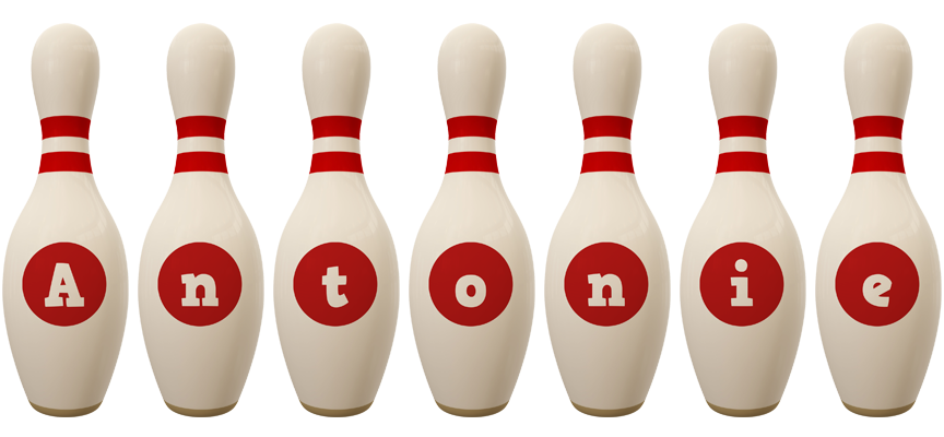 Antonie bowling-pin logo