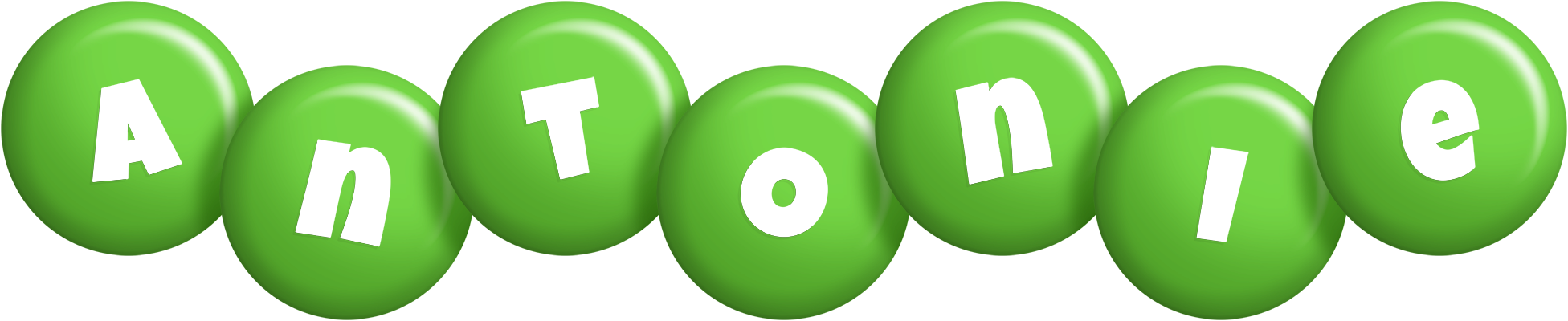 Antonie candy-green logo