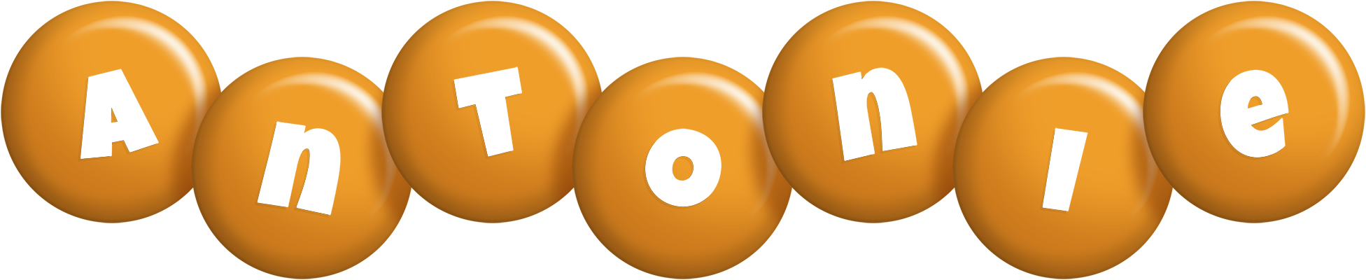 Antonie candy-orange logo