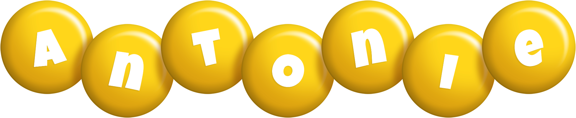 Antonie candy-yellow logo