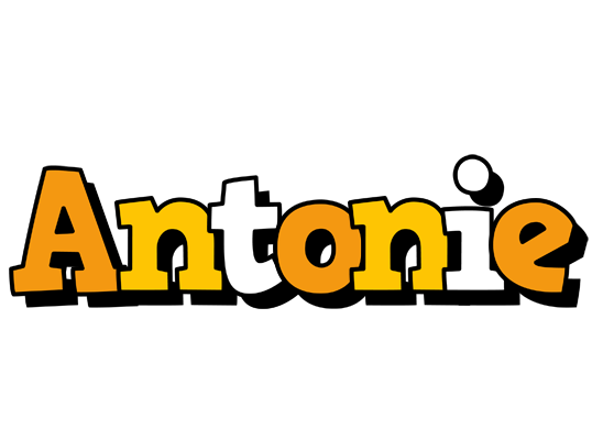 Antonie cartoon logo