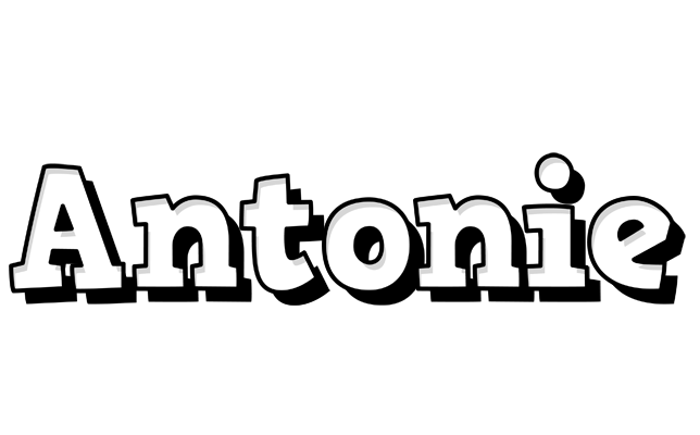 Antonie snowing logo
