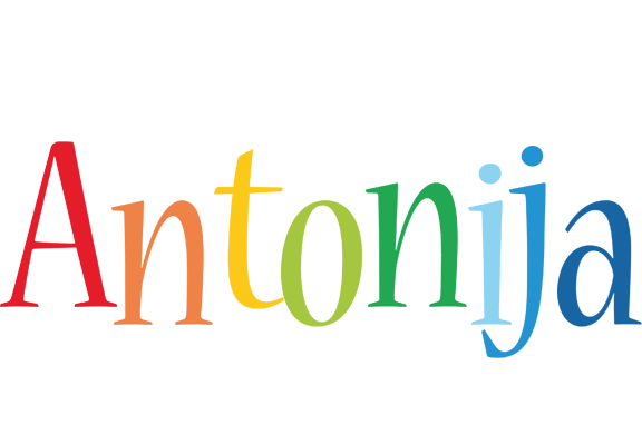 Antonija birthday logo