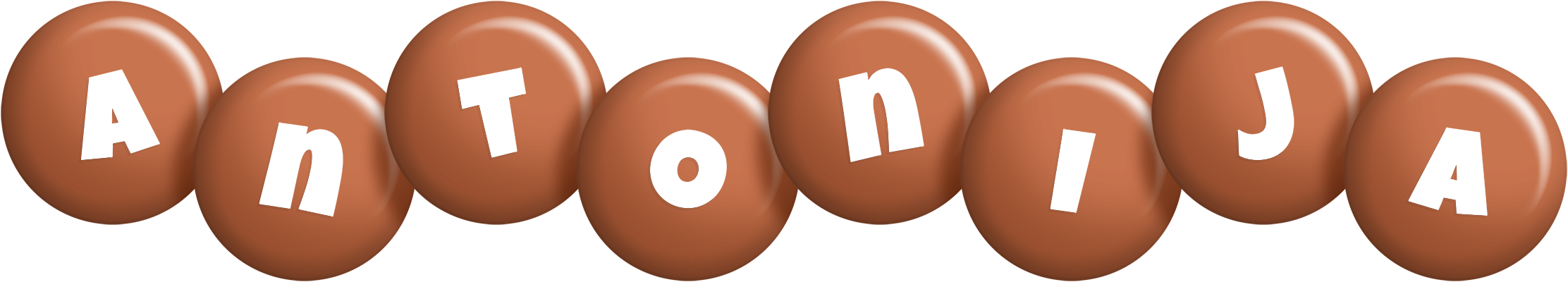 Antonija candy-brown logo