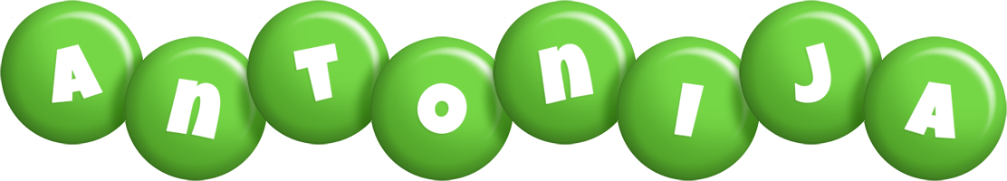 Antonija candy-green logo