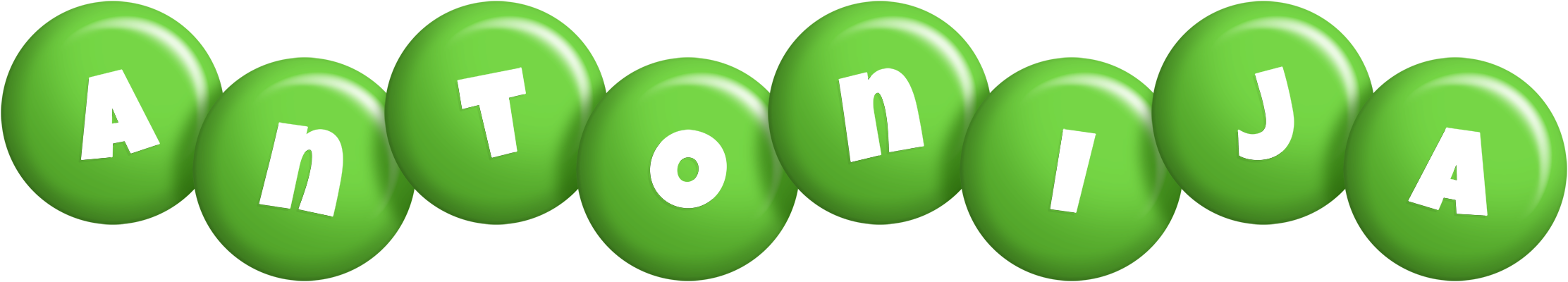 Antonija candy-green logo