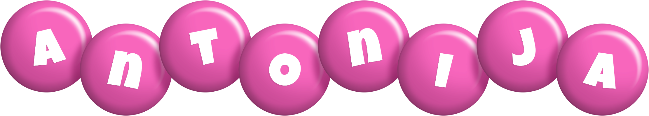 Antonija candy-pink logo