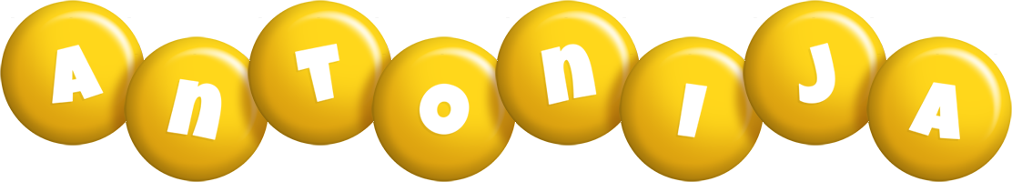 Antonija candy-yellow logo