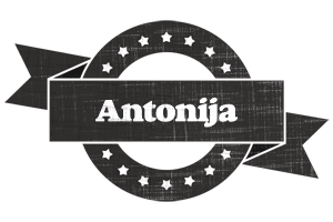 Antonija grunge logo
