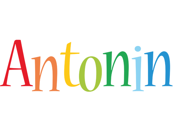 Antonin birthday logo