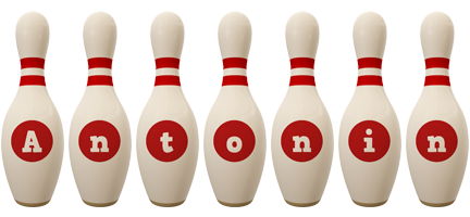 Antonin bowling-pin logo