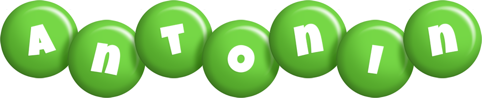 Antonin candy-green logo