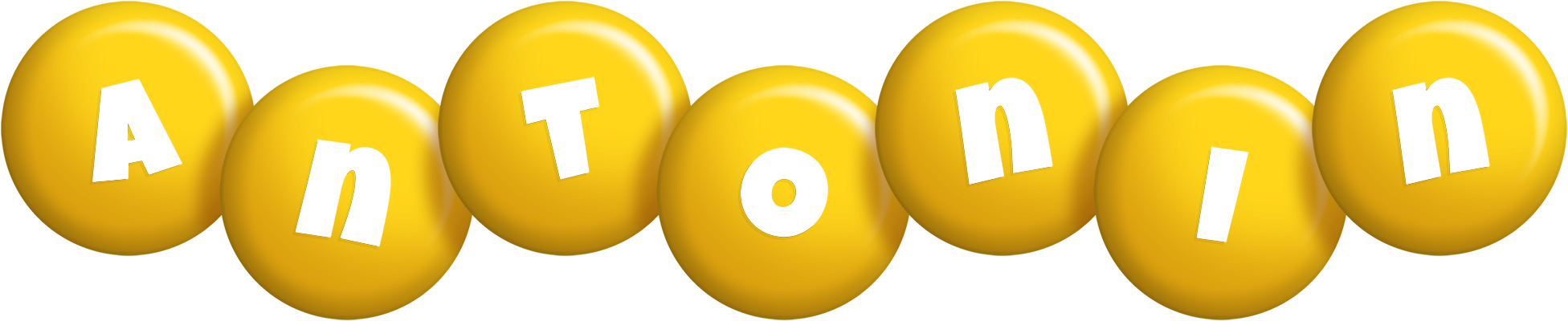 Antonin candy-yellow logo