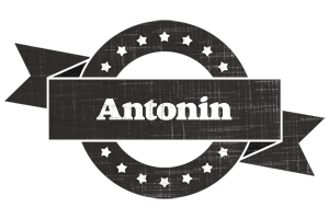 Antonin grunge logo