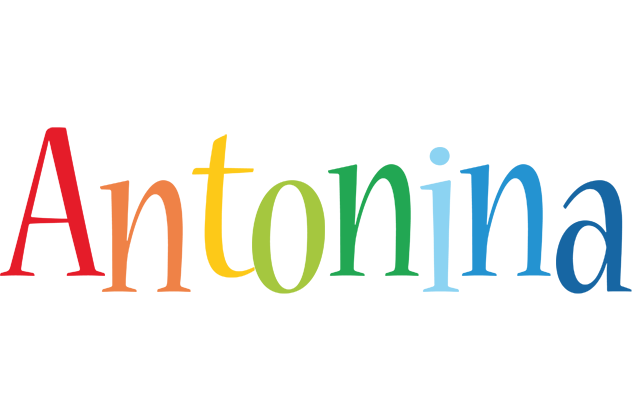 Antonina birthday logo