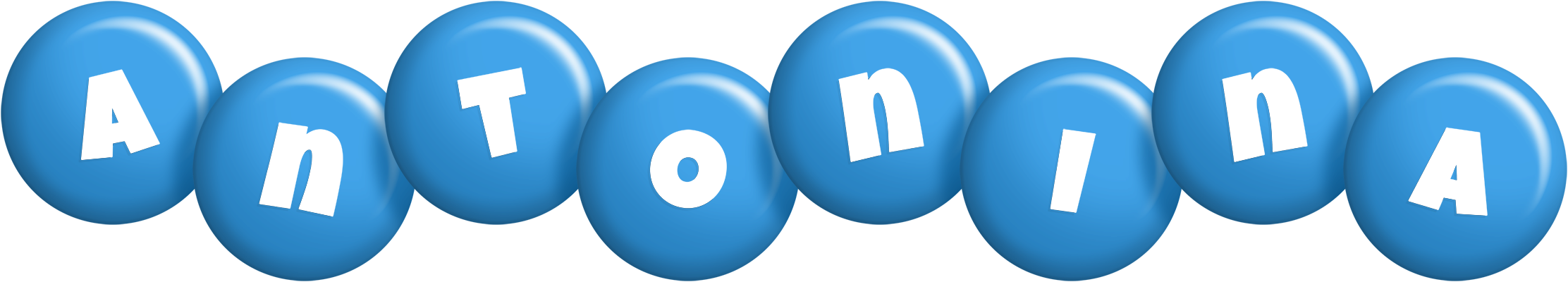 Antonina candy-blue logo