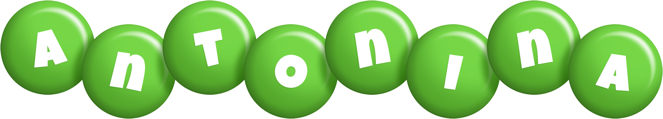 Antonina candy-green logo
