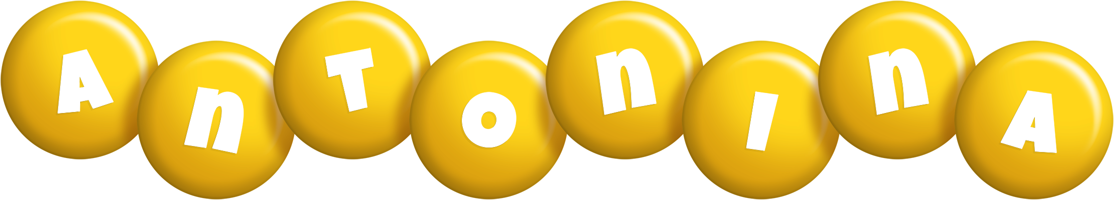 Antonina candy-yellow logo