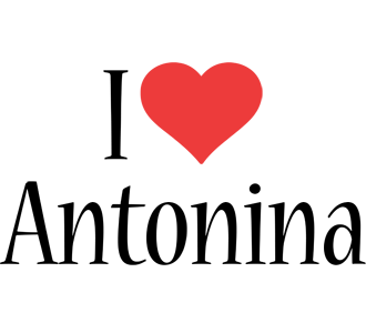 Antonina i-love logo