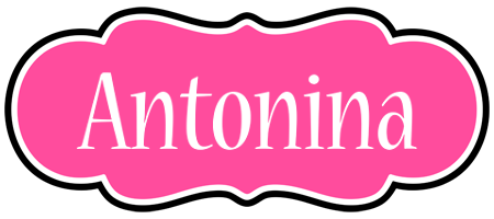 Antonina invitation logo