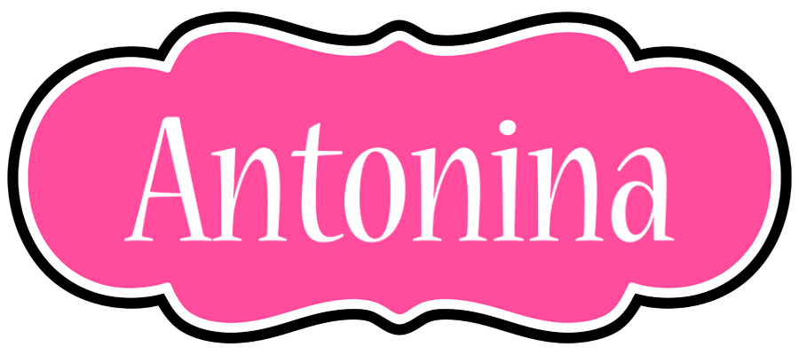 Antonina invitation logo