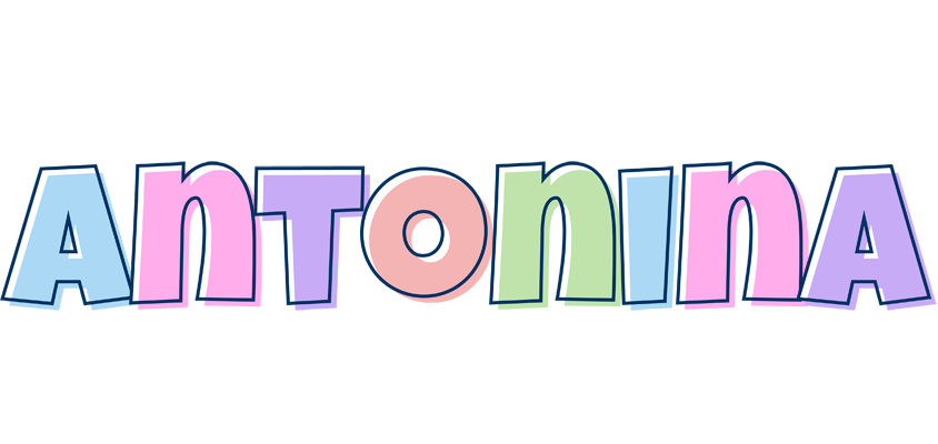 Antonina pastel logo