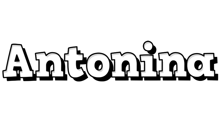 Antonina snowing logo